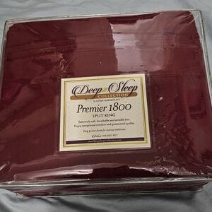 Premier 1800 Burgundy Sheets Bedding